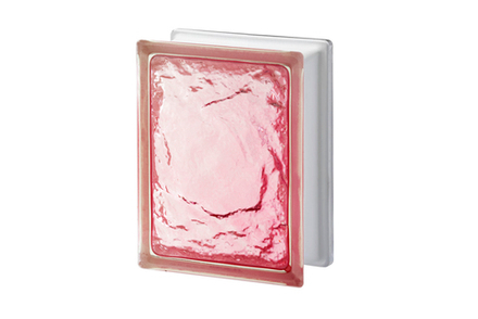 Стеклоблок Vitrablok - Империал - Айс Розовый 146x197x80