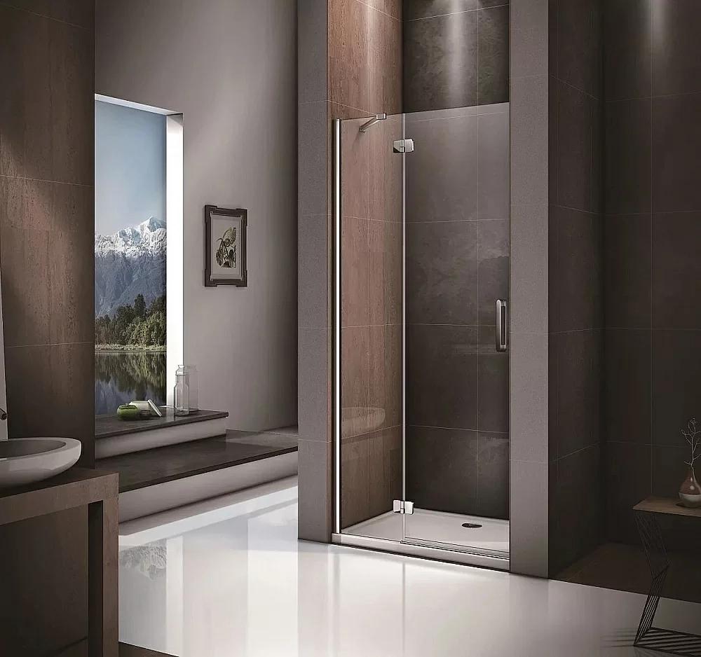 Душевая дверь Good Door SATURN WTW-110-C-CH стекло прозрачное/профиль хром