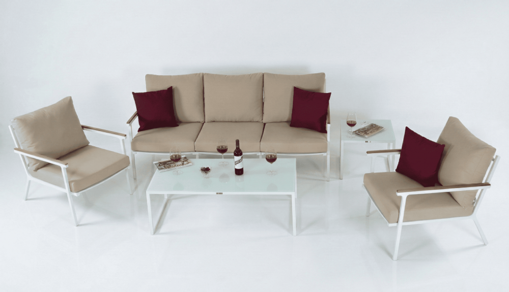 Лаунж зона Ideal Patio ФЕСТА бежевая с трехместным диваном