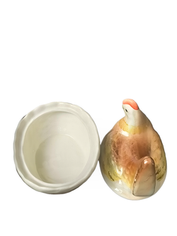 Фаянсовая масленка "Курочка" (ЗиК "Конаково")