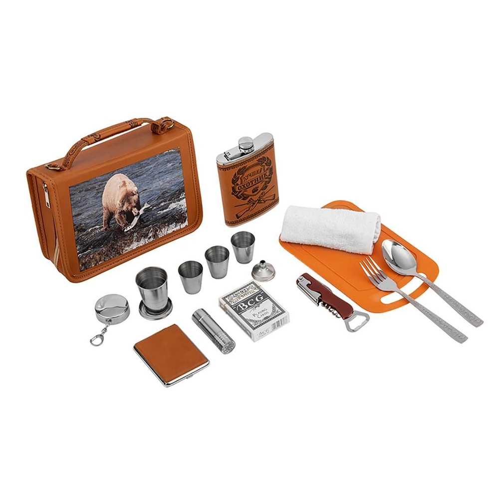 Набор в сумке-чехле Helios Медведь бурый (HS-2023-PB-2)