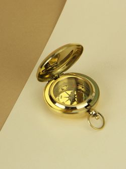 Nautical Карманный компас в деревянном футляре