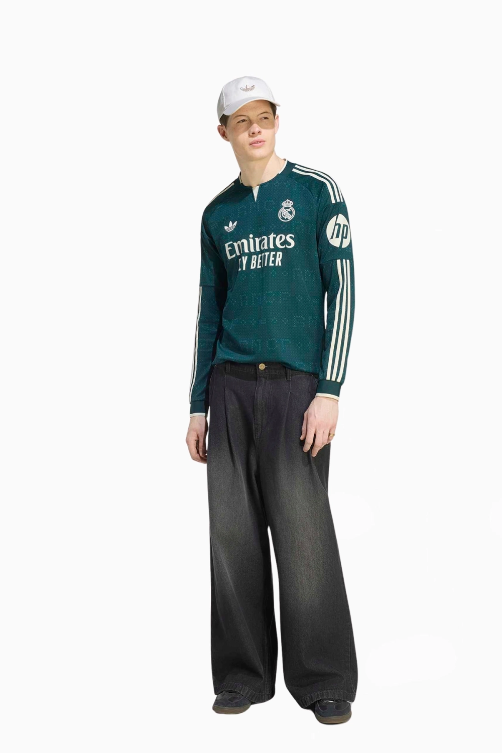 Футболка с длинными рукавами adidas Originals Real Madrid 26/27 Away - зеленый