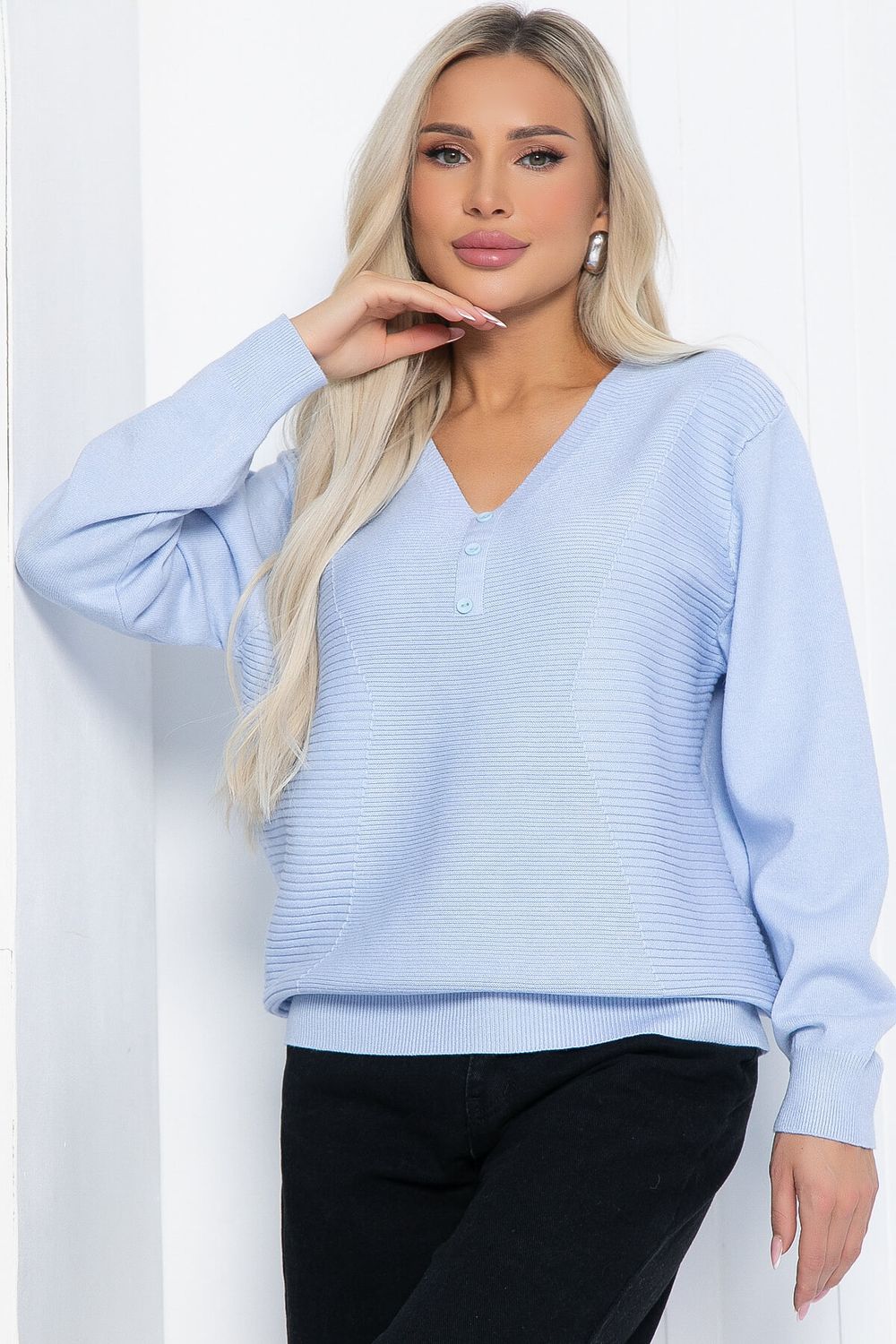 Джемпер Берцелия (голубой) Б12414-4 LT Collection