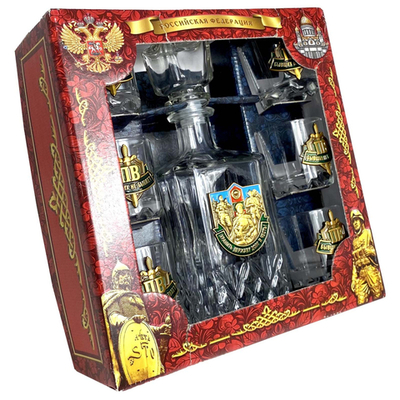 Набор для крепких напитков "Пограничные войска"