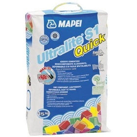 Клей для плитки Mapei Ultralite S1 Quick белый 15 кг