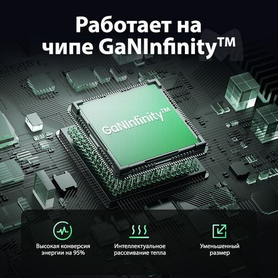 Сетевое зарядное устройство Ugreen X565 Nexode S 100W USB-A+3*USB-C GaN (35043) серый