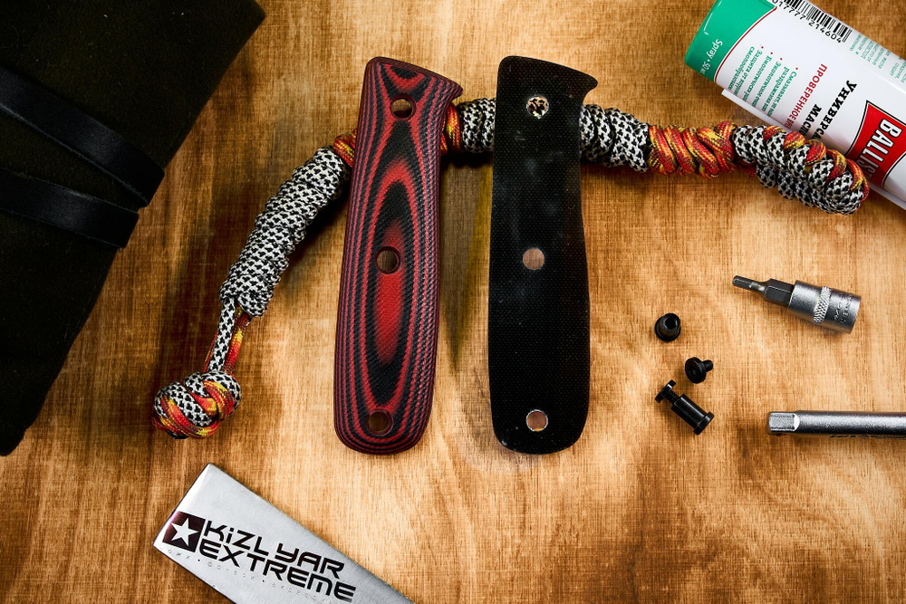 Накладки Colada G10 Черно-Красные