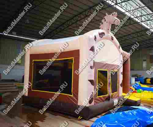 Коммерческий надувной батут "Чемпион", 5*5*4,5 м.