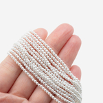 Хрустальный жемчуг, оттенок "Белый", шар 2мм