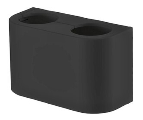 Декоративная крышка для мультифлекса (ЧЕРНЫЙ ГЛЯНЕЦ) АВА (25шт)