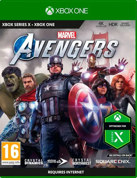 Xbox One/Series X Marvel Avengers / Мстители (Б/У, Полностью на русском языке)