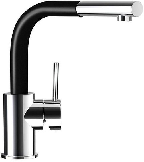 Смеситель Schock Nimbus-D , Cristadur, выдвижной излив хром/пуро