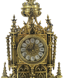 Bello De Bronze Часы "Нотр Дам" каминные бронзовые