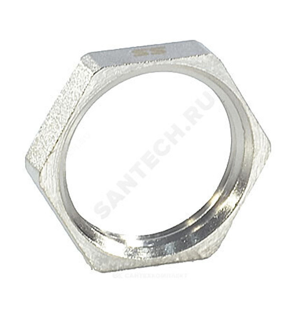 Контргайка латунь никель Ду 40 (1 1/2") ВР SantechSystems