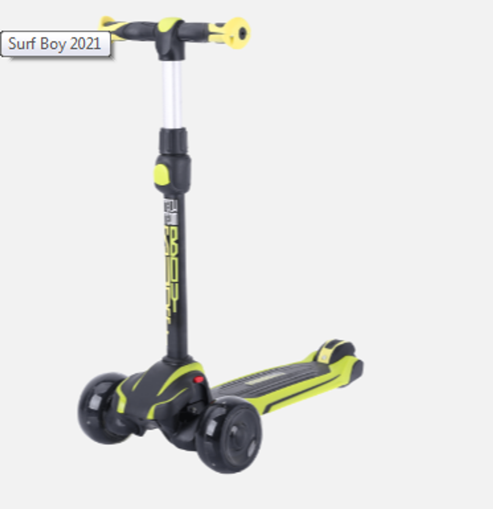 Самокат TT Surf boy green 1/4 зеленый