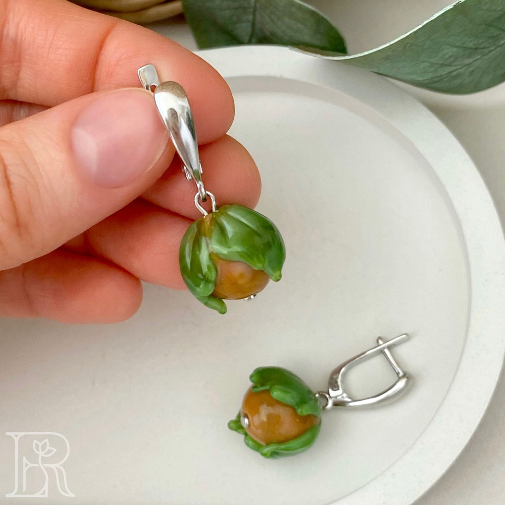 Серьги Лесной орех