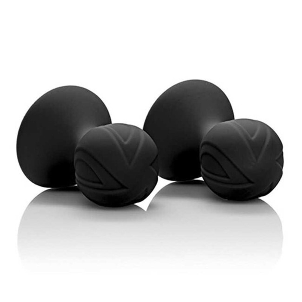 Насадки-присоски на соски Nipple Play® Silicone Pro Nipple Suckers (Цвет: черный)