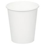 Одноразовые стаканы 200 мл, КОМПЛЕКТ 50 шт., бумажные однослойные, белые, холодное/горячее, HUHTAMAKI, 771S70900-0000