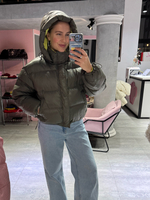 Пуховик Twin хаки