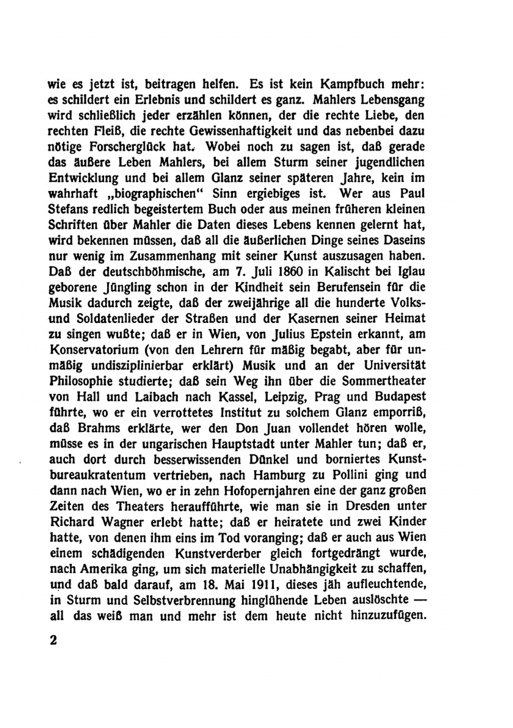 Gustav Mahler | Richard Specht