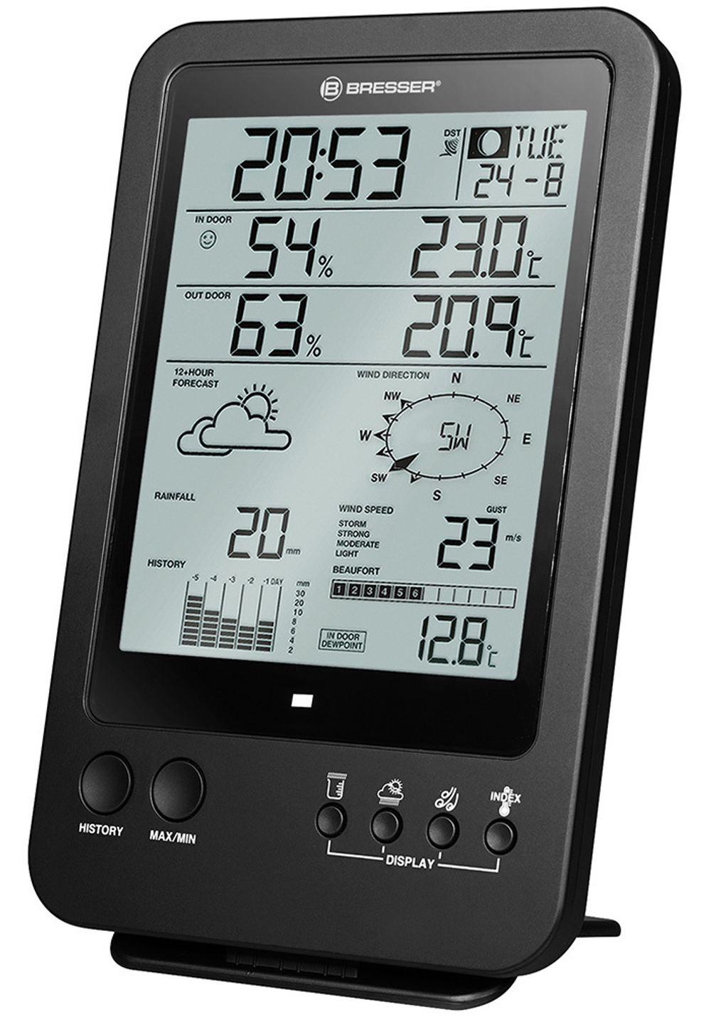 База для метеостанций Bresser «5 в 1», черная