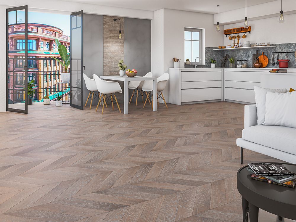 Инженерная французская елка Дуб Парма, 1,012 м²