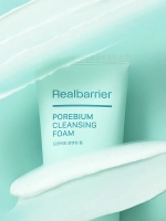 Real Barrier Энзимная пенка с кислотами для глубокого очищения Porebium Cleansing Foam 150 мл