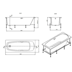 Акриловая ванна Roca Sureste N (Рока Сюресте Н) 160x70, ZRU9302787