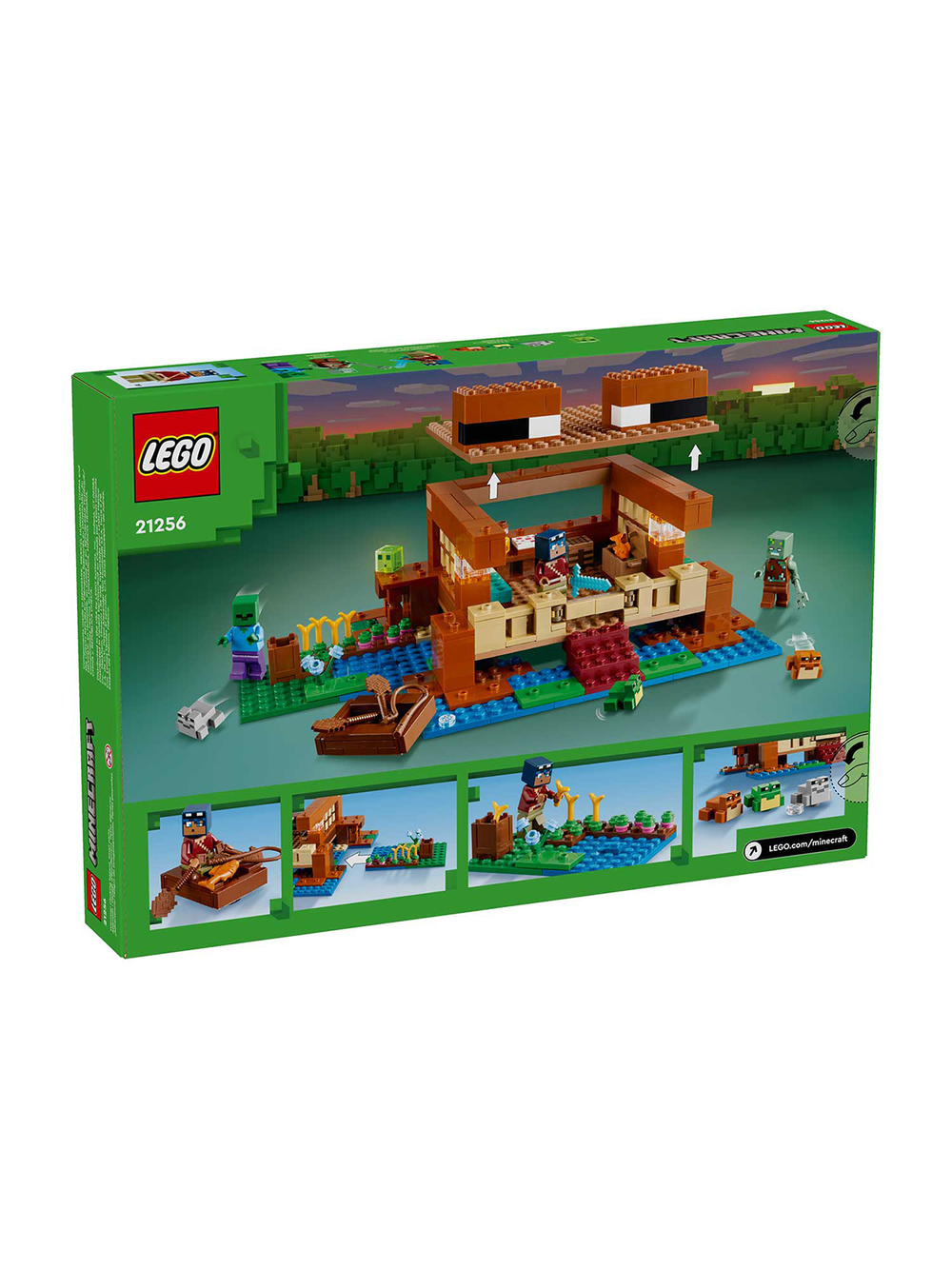 LEGO Minecraft 21256 Лего «Лягушачий домик» — природа и приключения 21256_УЦЕНКА