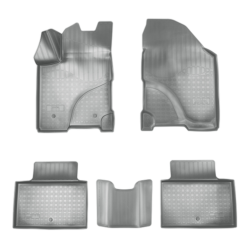 Ковры в салон Norplast/Unidec для VAZ Lada Vesta в кузове FL (2022-)Полиуретан,Серый, арт.NPA11-C94-720-G