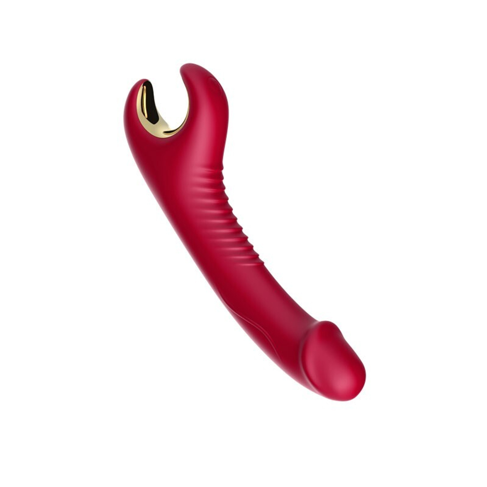 Вибратор для точки G Silicone Toys PRINCE – ротация и вибрация, 20 см