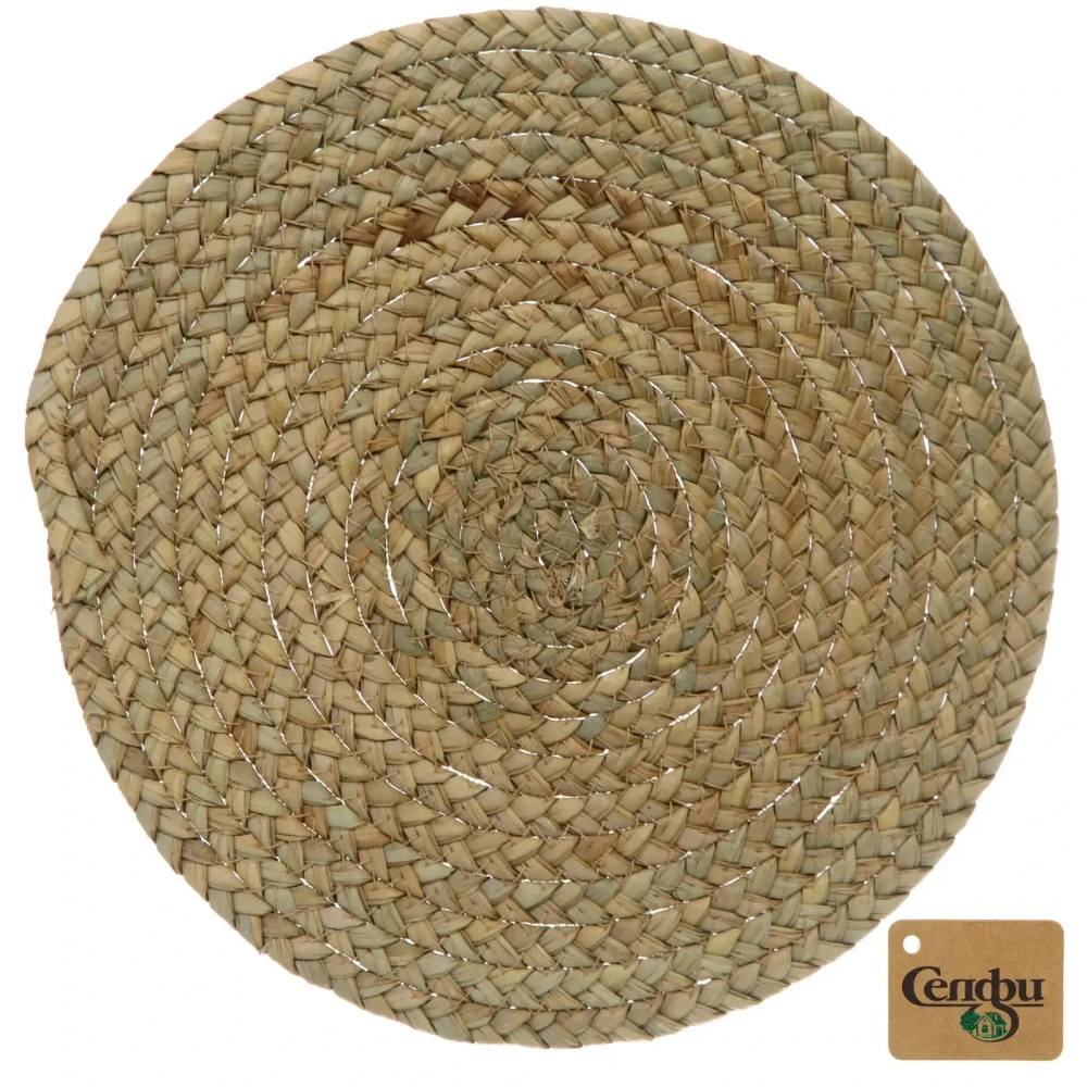 Салфетка на стол «Nature» 30см косичка