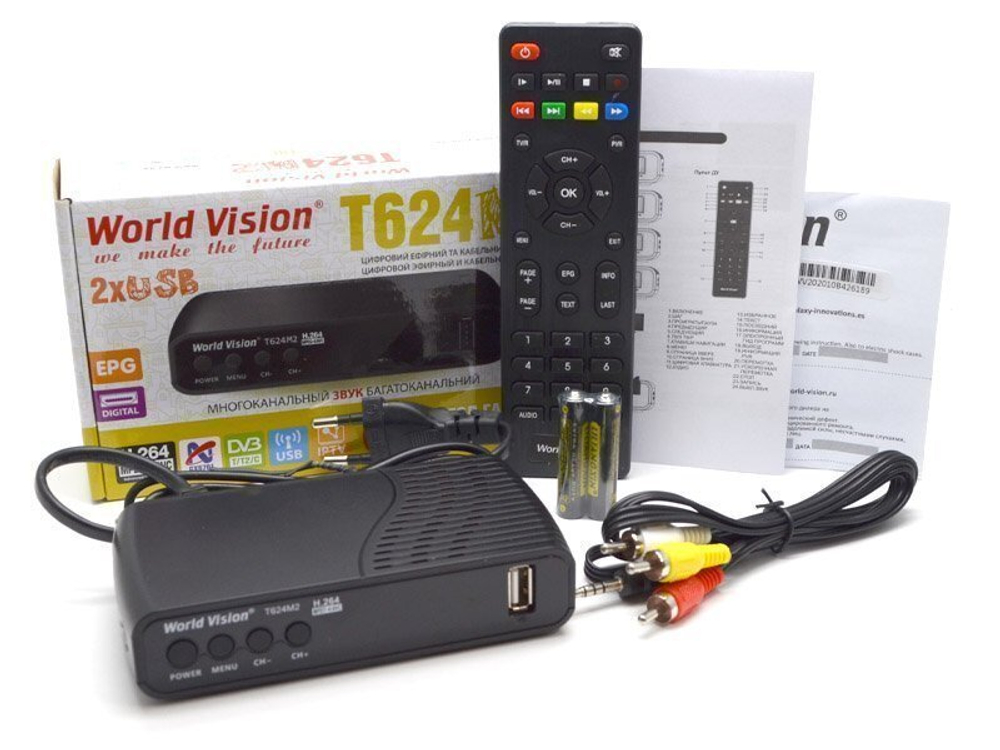 Цифровая приставка World Vision T624M2