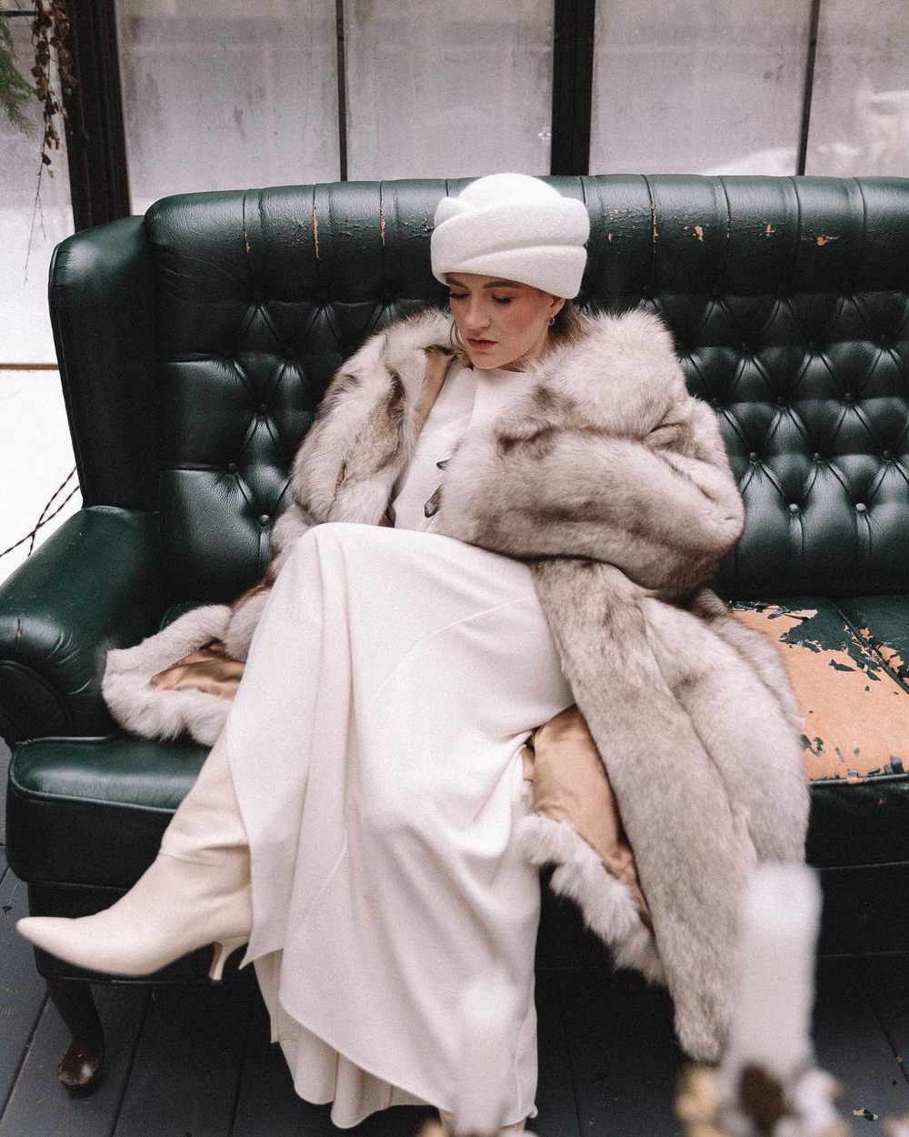 Боярыня формованный трикотаж белый