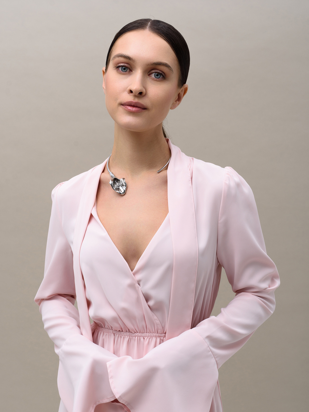 Обруч "Lily" Silver