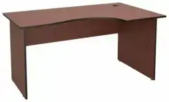 Стол эргономичный правый 41.45 1500x900x750 итальянский орех