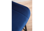 Барный стул Woodville Седа 360 синий (zd 798), черный np, ножки черные