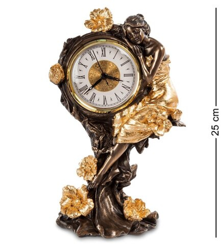 Veronese WS-688/ 2 Часы «Девушка и розы»
