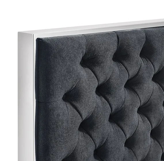 Кровать Dalsa 180х200 см, темно-серая