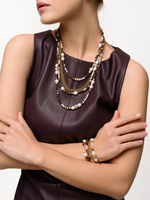 Колье "Hematitte Pearl Marriot" Gold