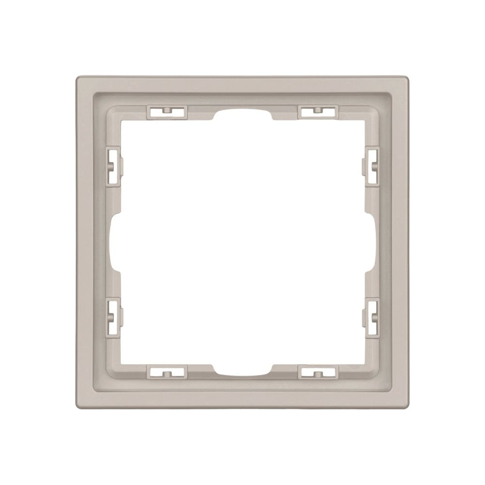 Рамка пластиковая FRM-NOBE-SFPL-1-CA (Arlight, Кашемир) 059454