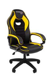 Офисное кресло Chairman   game 16 Россия экопремиум черный/желтый