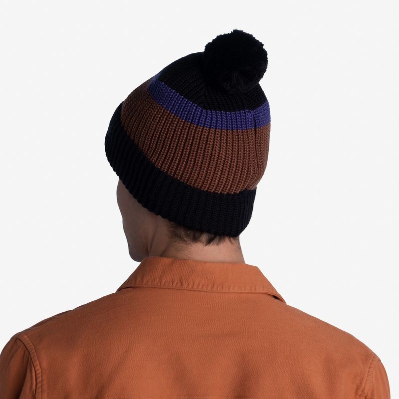 Вязаная шапка Buff Hat Knitted Elon Black Фото 3