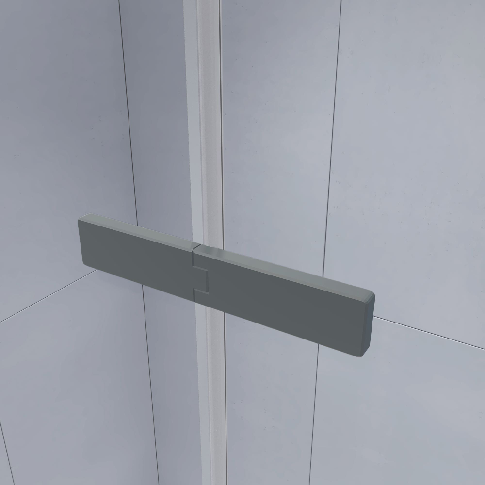 Душевой уголок с распашной дверью на петлях - RGW SV-040Gr (Прозрачное, 1200x800)