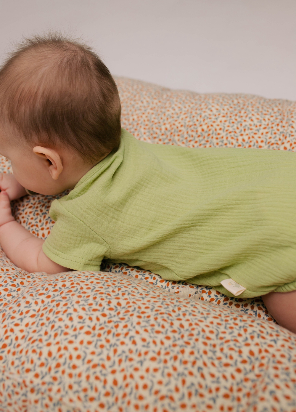 Боди из муслина, Оливка