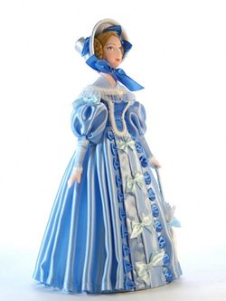 Кукла фарфоровая коллекционная в стиле модерн