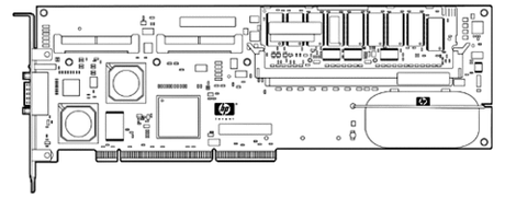 Контроллер HPE 337972-B21 HP Smart Array P600 256MB