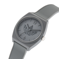 Adidas Originals Wrist Watch Quartz Movement Resin Strap 38mm Gray Dial Unisex 50m Water Resistant