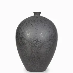 Ваза Noir высота 36 см, черная